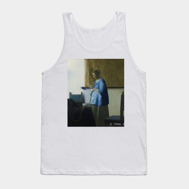 Vermeer - Woman Reading a Letter Tank Top by SHappe